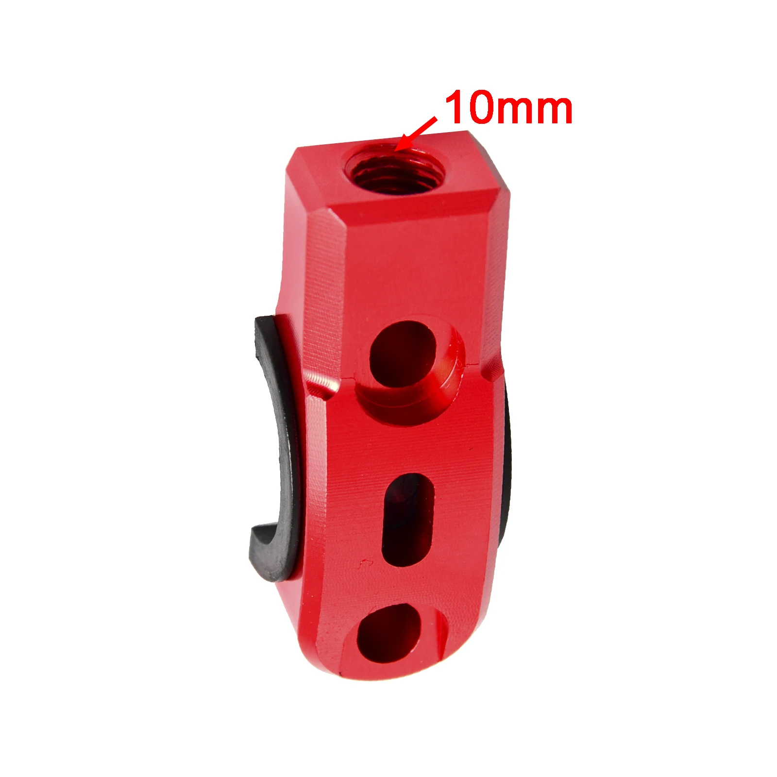 M10x1.25 Rotating Bar Clamp Hoder Adaptor R-H Thread Rear View Mirror Screw Mount For BMW KAWASAKI DUCATI Honda etc Motorcycles