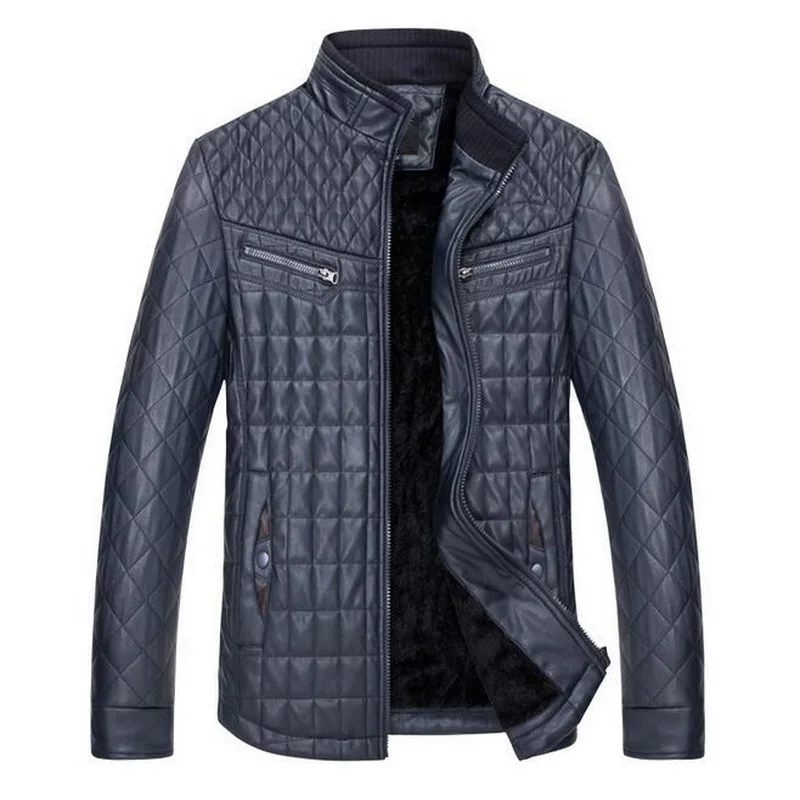 Мужская зимняя куртка VXO из искусственной кожи|lether jacket men|men lether jacketlether jackets |