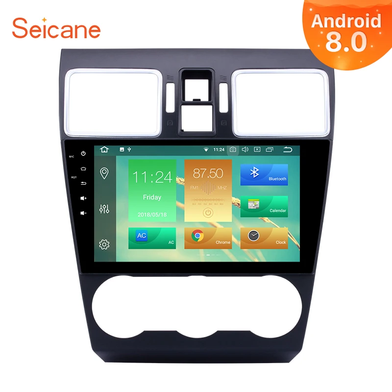 

Seicane 2Din Android 8.0 9" Car Radio For Subaru WRX forester 2014 2015 2016 GPS Navigation Multimedia Player Stereo Head Unit