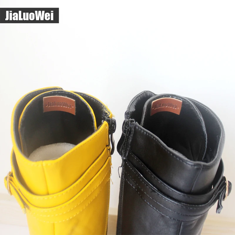 Jialuowei/женские ботинки; пикантные ботильоны с острым носком на высоком каблуке 12 см; женская обувь; Botas Mujer; большие размеры