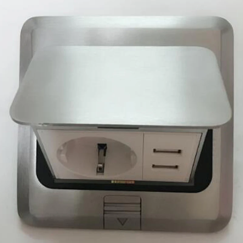 2019 Новый и горячий 1 * EU power + 2 Зарядка USB стандартный заземляющий напольный