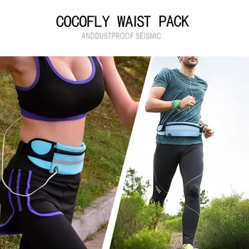 

MQUPIN Outdoor Running Waist Bag Waterproof Mobile Phone Holder Jogging Belt Belly Bag Women Gym Fitness Bag Sport Accessories
