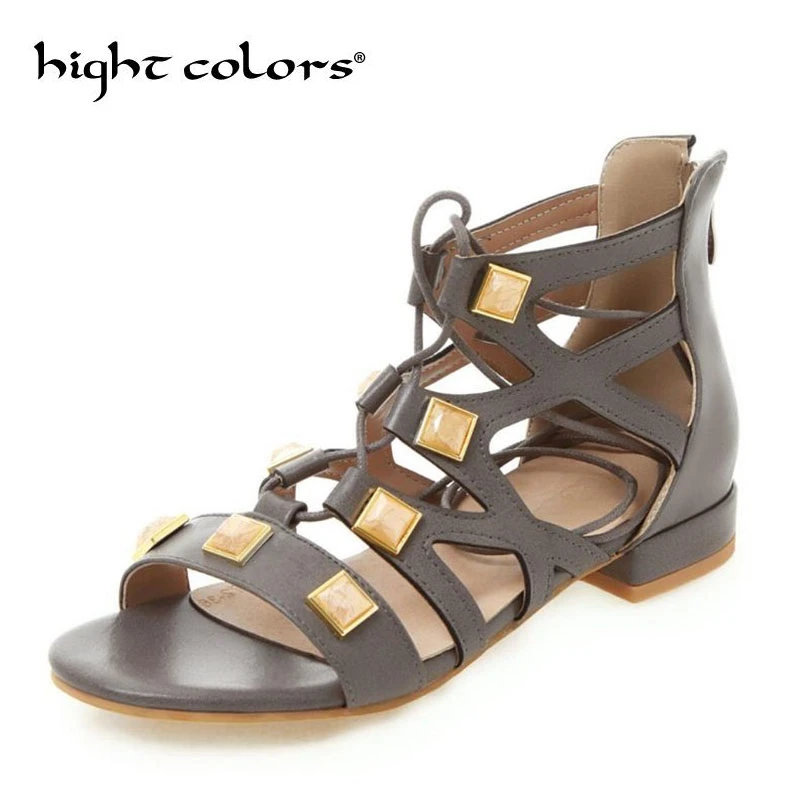 ladies roman sandals