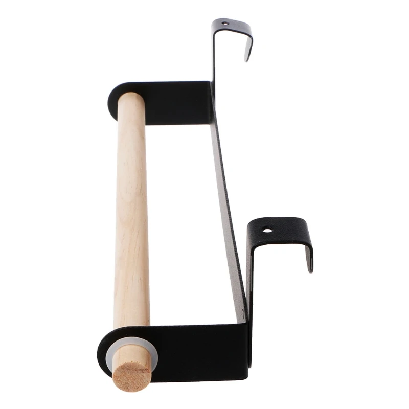 Kitchen Roll Paper Storage Rack Towel Holder Tissue Hanger Under Cabinet Door