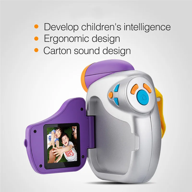 1.5 Inch Color Display Mini Children Kids Camera 5 Megapixel High-definition Network Camera Digital Photo Camcorder