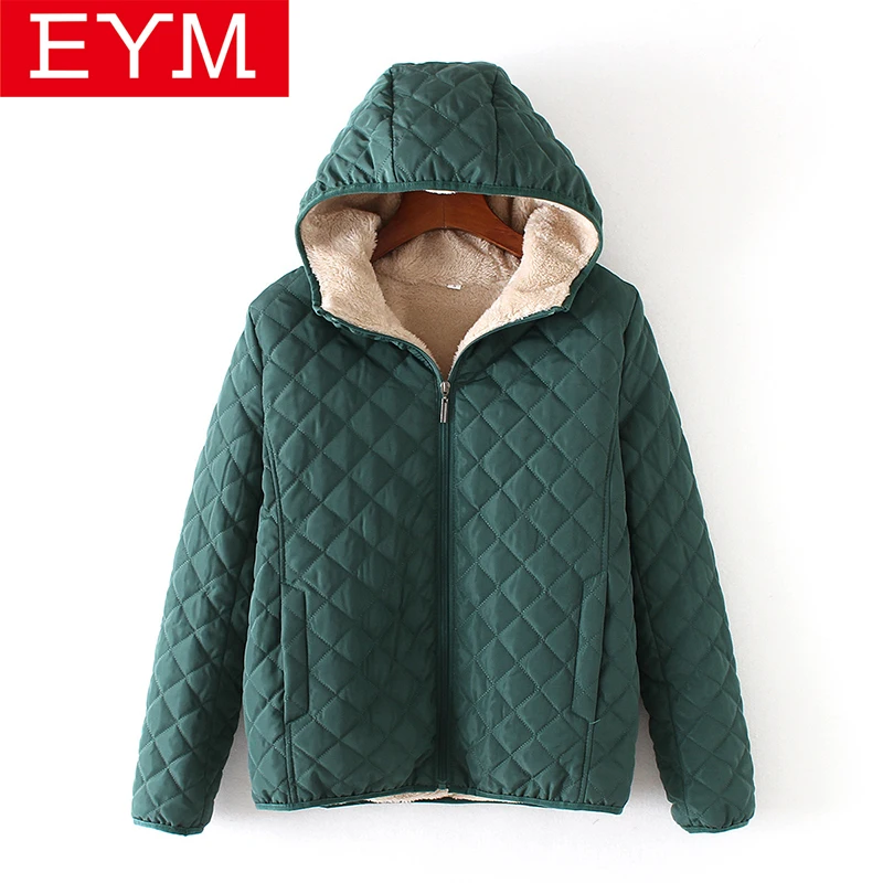 

Winter Parkas Women 2019 Warm Fleece Women Jacket Coat Casual Hooded Thicken Outerwear High Quality Female Clothes Parkas Mujer