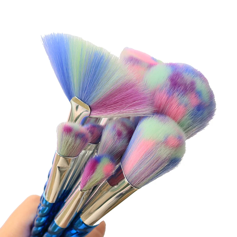 

New Arrival Mcllroy 10PCS Makeup Brushes Fantasy Set Foundation Powder Eyeshadow Kits Gradient color makeup brush set