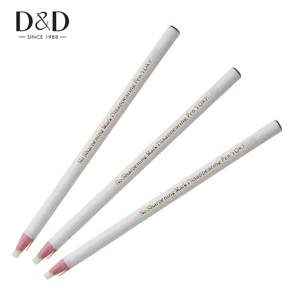 

D&D 3pcs/lot Cut-free Tailor's Chalk Pencils Fabric Marker Disappearing Dressmaker Pencil Craft Garment Pencils Sewing Tools