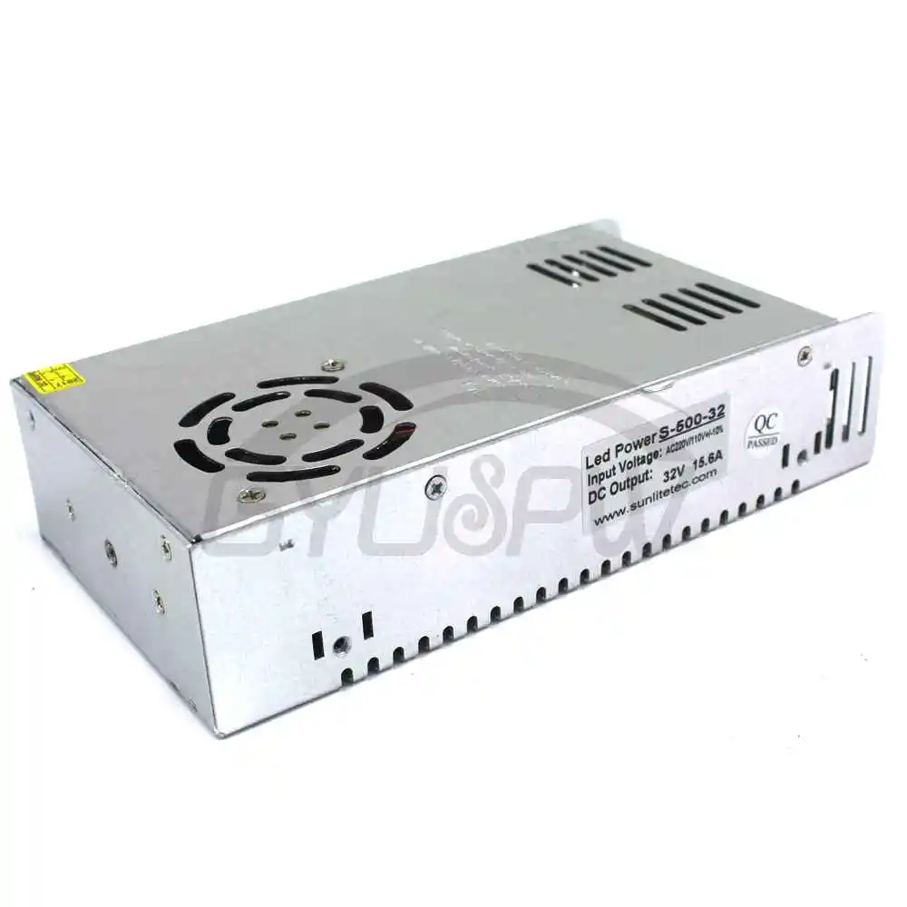 Одиночный выход импульсный источник питания 32V 15.6A 500W Трансформатор 110V 220V AC DC DC32V