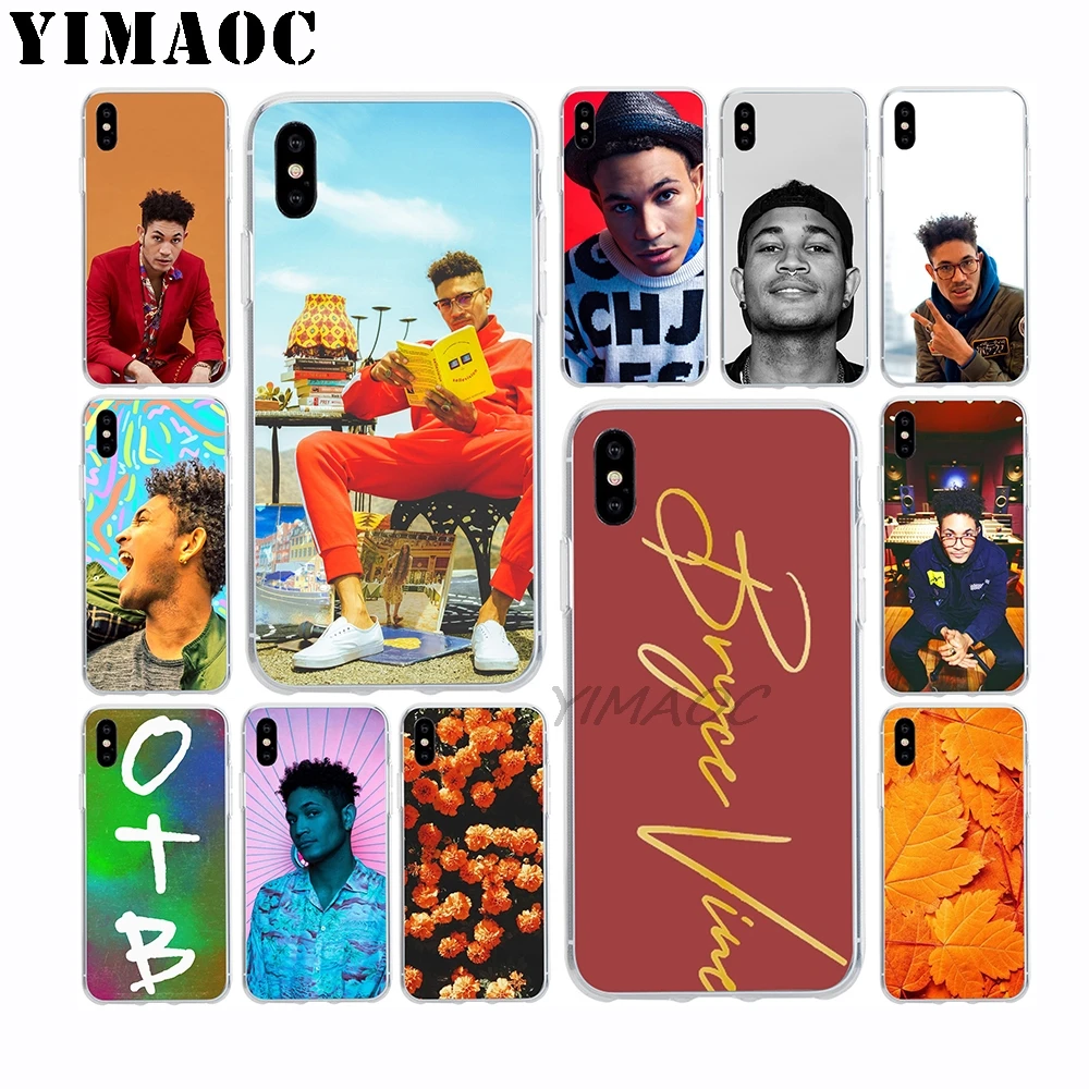 

YIMAOC Bryce Vine Rapper Soft TPU Silicone Case for Apple Iphone Xr Xs Max X 10 8 Plus 7 6S 6 Plus SE 5S 5 7Plus 8Plus Cover