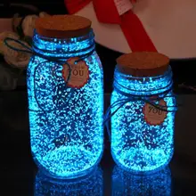 10g Leucht Partei DIY Helle Glow in The Dark Farbe Star Wishing Flasche Leuchtstoff Partikel Leucht Kinder Spielzeug Geschenk wohnkultur