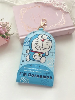 IVYYE 1 шт. белая собака Doraemon аниме плюшевый держатель для карт PU мультфильм Кредитные ID сумки на молнии монета автобус карта Ключ Дети Девочки Подарки Новинка - Цвет: see chart