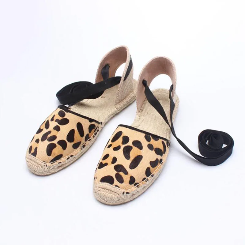 

Horsehair Women's Flats Fisherman Shoe 2019 Spring Hemp Fashion Embroidery Ladies Casual Shoes Women Breathable Canvas Shoe
