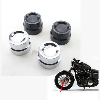 

ACZ Motorcycle Front CNC Aluminum Rough Crafts Axle Cover Cap Nut For Harley Sportster XL 883 1200 Glide CVO Road King Ultra