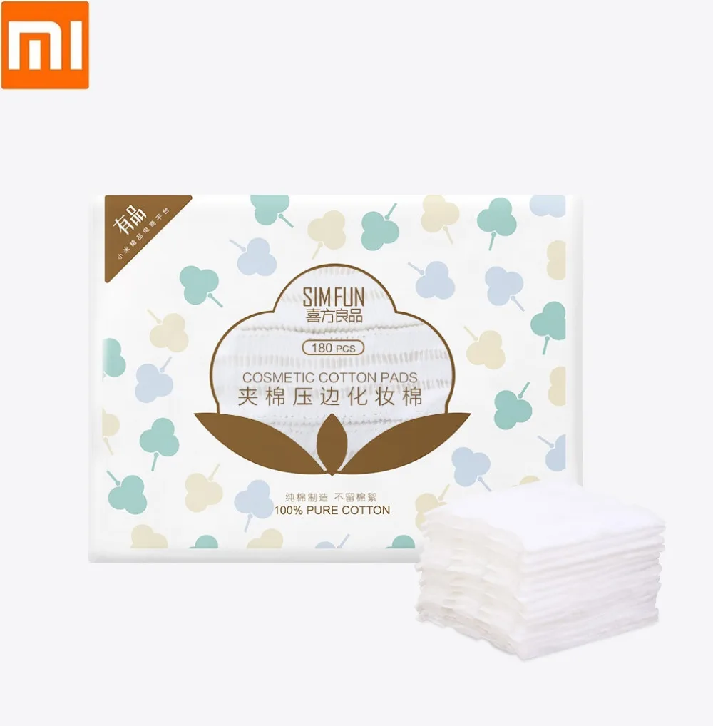 

Xiaomi youpin 100% skin-friendly Cotton pad Cleansing cotton Make-up hydrating cotton towel Cleansing tool cleaning wipes