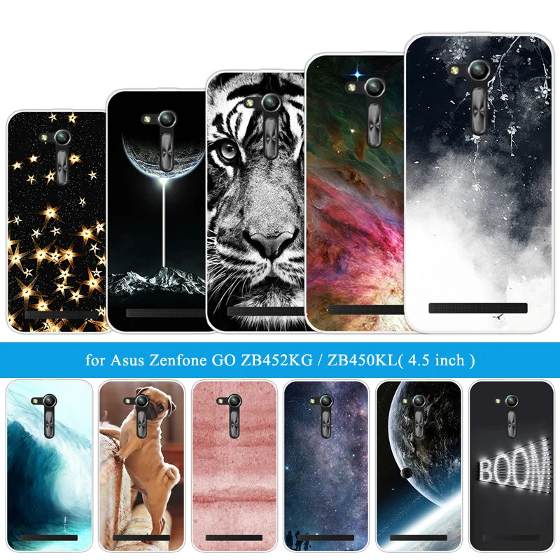 Для Asus Zenfone Go ZB452KG задняя крышка прозрачный чехол для телефона DIY Мягкий ТПУ