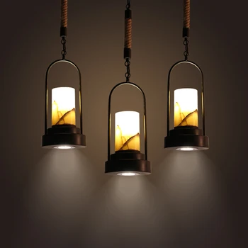 

LED Pendant Light Industrial Suspension Retro Candlestick Edison Pendant Lamp For Bar Kitchen Dinning Room Home Decor Light G158