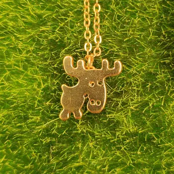 

4 Colors Donkey Wholesale Necklace Animal Pendant Beads Pearl Gold Silver Plated Jewelry Gift For Women Male Female Girls 80