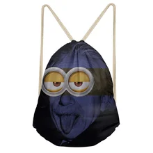 Думаю Забавный Эйнштейн сумка на шнурках «Харадзюку» для Для женщин дорожный мешочек для хранения подростков рюкзак и сумка новое поступление Mochila настроить