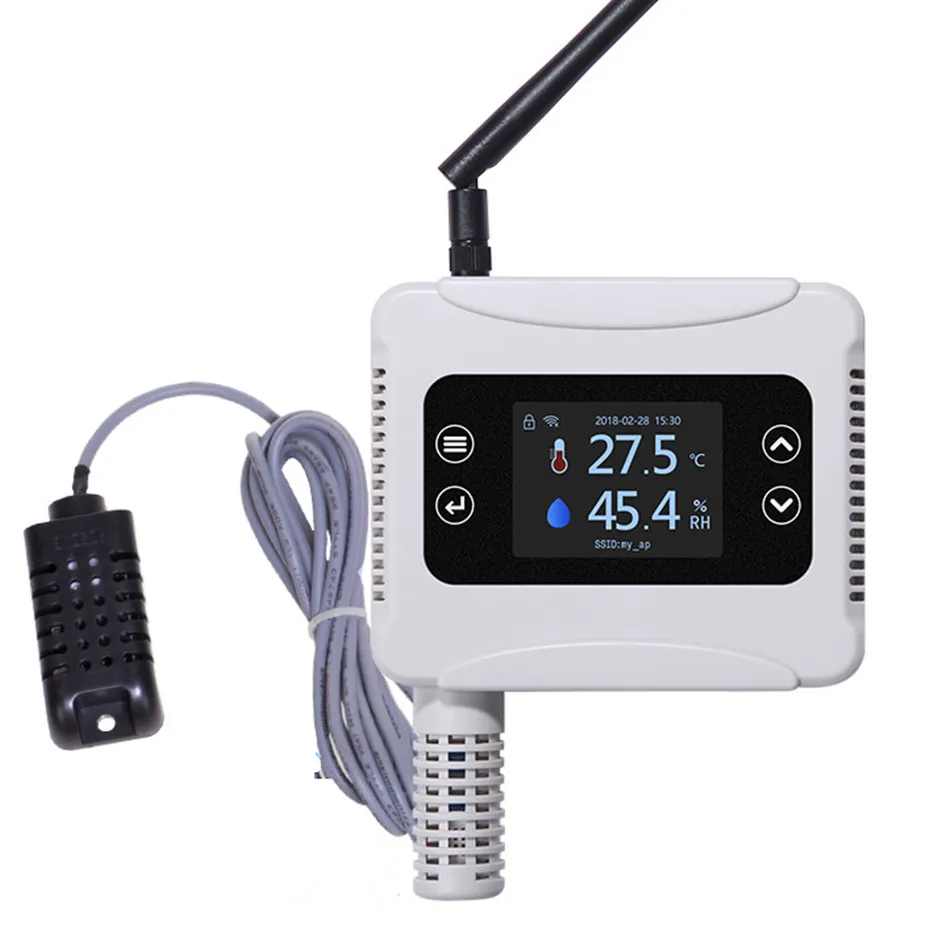 WF7005 Color Screen Temperature Sensor and Humidity Network Transmitter