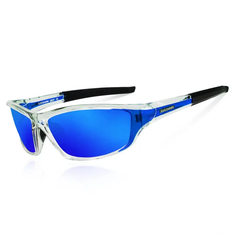 Queshark поляризованные велосипедные солнцезащитные очки для мужчин женщин MTB дорожный велосипед очки спортивные солнцезащитные очки для велосипеда рыболовные очки для велосипедистов - Цвет: as picture showed