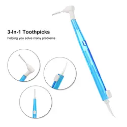 35 шт. 3-в-1 для взрослых зубочистки для ухода за межзубным пространством щетки нить для Чистки Зубов Стоматологический для ротовой полости