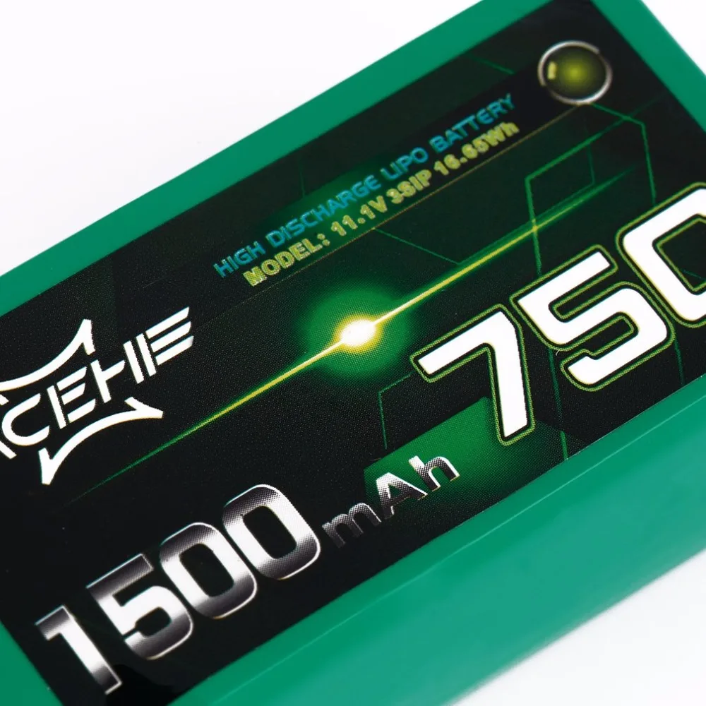 Высокая скорость Lipo RC батарея ACEHE 11,1 V 1500mAh 75C емкость 3S1P 16,65 WH