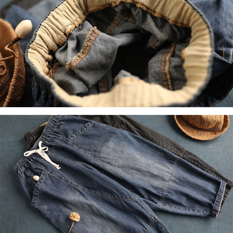 NINI WONDERLAND осенние джинсовые штаны женские повседневные джинсовые брюки женские винтажные ковбойские штаны с эластичной талией весенняя одежда