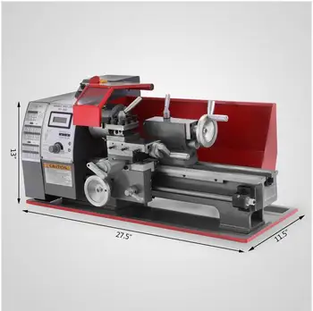 

600W Mini Metal Turning Lathe Metalworking Woodworking Motorized Cutter Milling