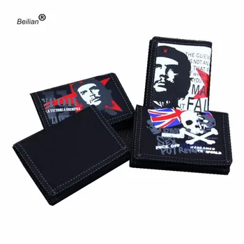 

New Vintage Wallet Men Denim Black Canvas Wallets Women/Men Best Gift 3 Fold Zipper Coin Bag Multi-card Position Purse Wholesale