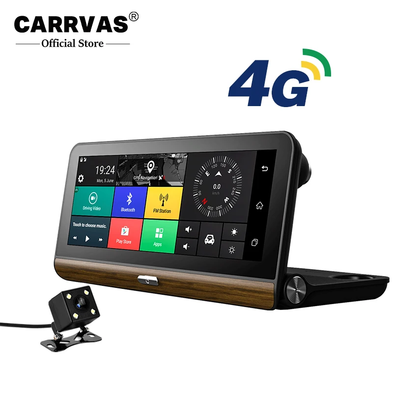 CARRVAS 4G Wifi Car DVR Camera Android 5.1 GPS Navigation