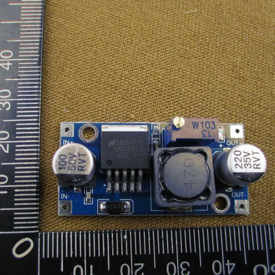 1 шт. крохотные LM2596 питания DC/DC БАК 3A регулируемая доллар регулятор модуль ультра