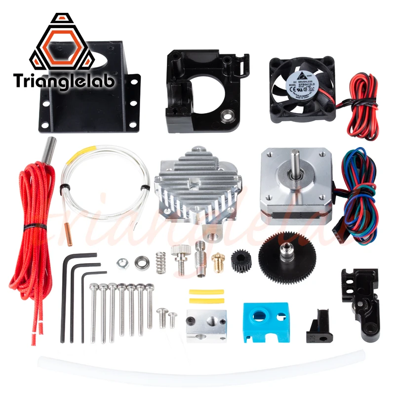Trianglelab Impressora Titan Aero v6 Hotend Extrusora Kit Completo Reprap Mk8 i3 Compatível Tevo Anet 3d - Imagem 2