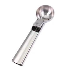 Нержавеющая сталь пюре совок для мороженного ложка для картофеля замороженный йогурт печенье арбуз Мясные Шарики ложки, кухонные принадлежности инструмент DA