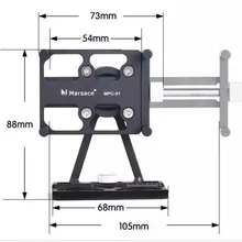 Marsace MPC-01 Кронштейн для мобильного телефона из алюминиевого сплава для MT-01 штатива
