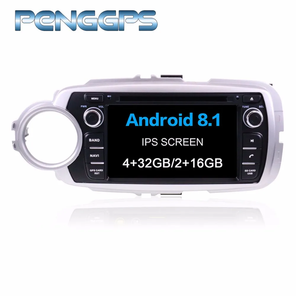 

7 Inch Octa Core Android 8.1 Car Radio CD DVD Player for TOYOTA Yaris 2012 2013 2014 2015 GPS Navigation Auto Multimedia Unit