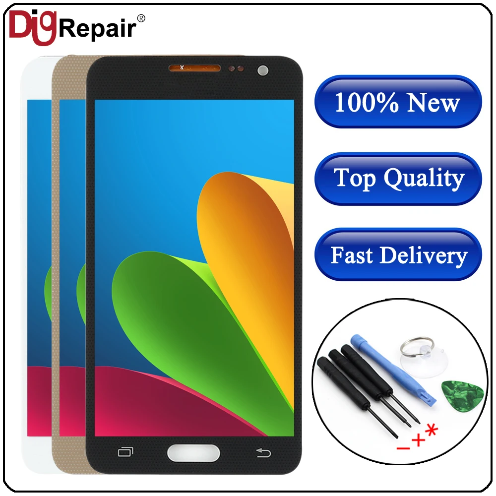 

AAA For SAMSUNG Galaxy A3 2015 lcd Display A3000 A300M A300F LCD Display Touch Screen Digitizer a300 lcd For SAMSUNG A3 2015 LCD