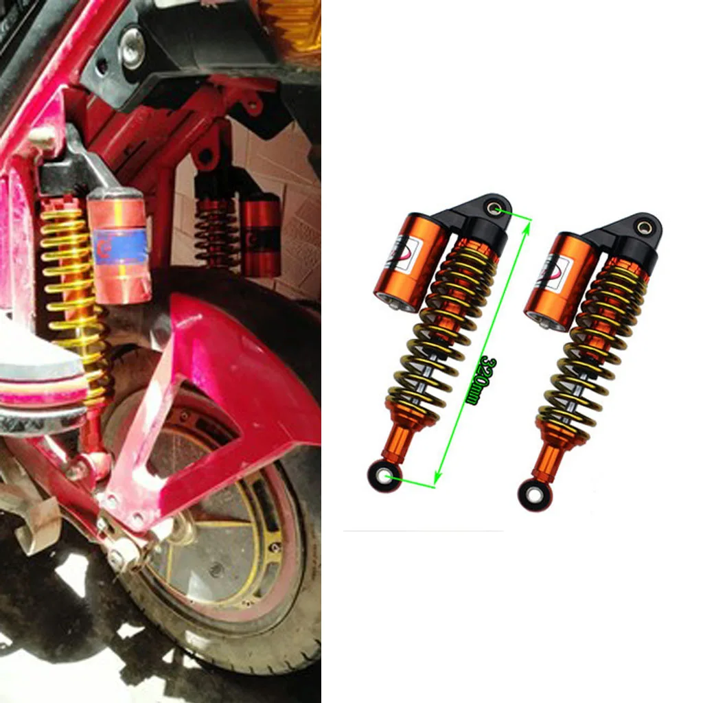 

Electric car electric moto oil pressure nitrogen Rear shock Absorber Suspension Universal 250mm-320mm Rebound Damping Adjusted