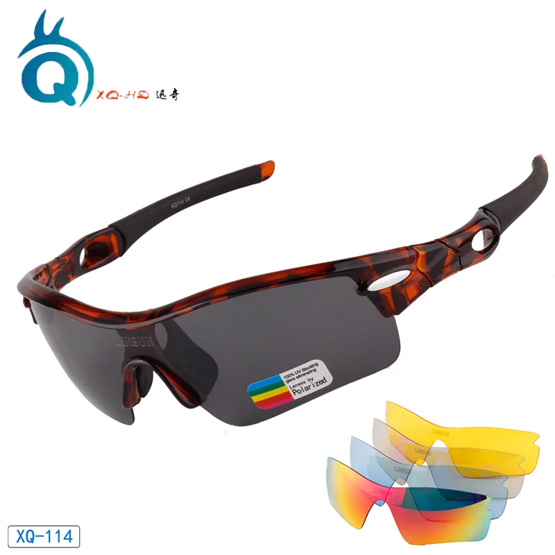 

TR90 Material Sports Polarized Sunglasses Motocycle UV400 Protective Goggles Cycling Riding Running Sports Goggles 5 Lens