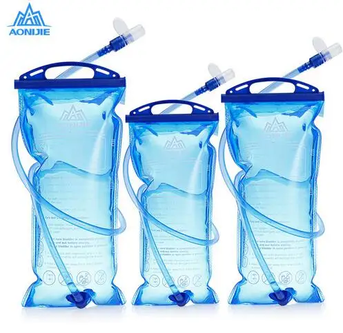 

AONIJIE 1L/1.5/2/3L Outdoor Cycling Running Foldable PEVA Water Bag Sport Hydration Bladder for Camping Hiking Climbing
