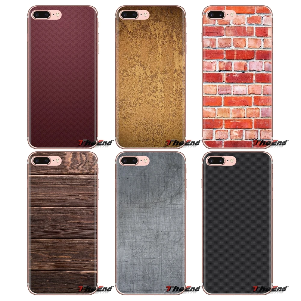 Transparent TPU Covers Surface Texture Wallpaper For Sony Xperia Z Z1 Z2 Z3 Z5 compact M2 M4 M5 C4 E3 T3 XA Huawei Mate 7 8 Y3II |