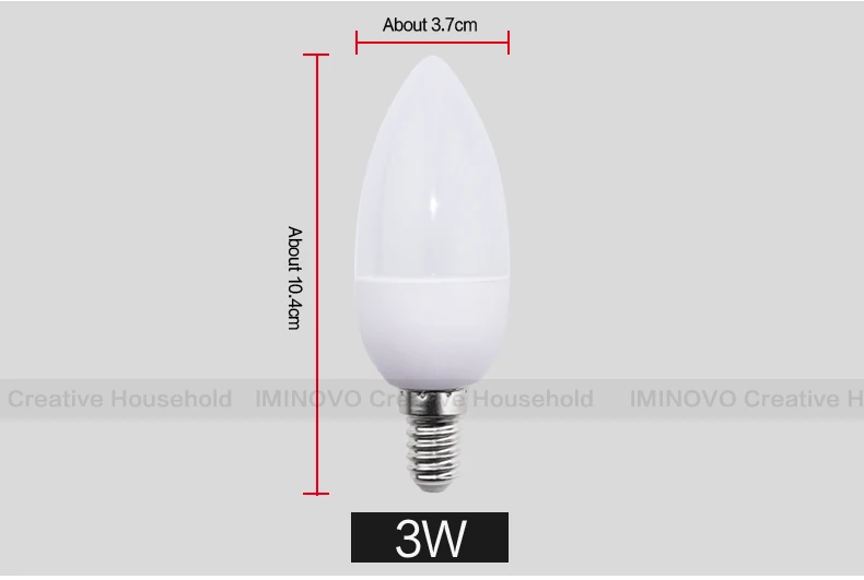 Светодиодный лампы в форме свечи лампы E27 E14 энергосберегающая лампа светильник 220V 3W 5 Вт 7 Вт E12 B15 B22 Bombilla Lampara люстра домашнее украшение точечный светильник