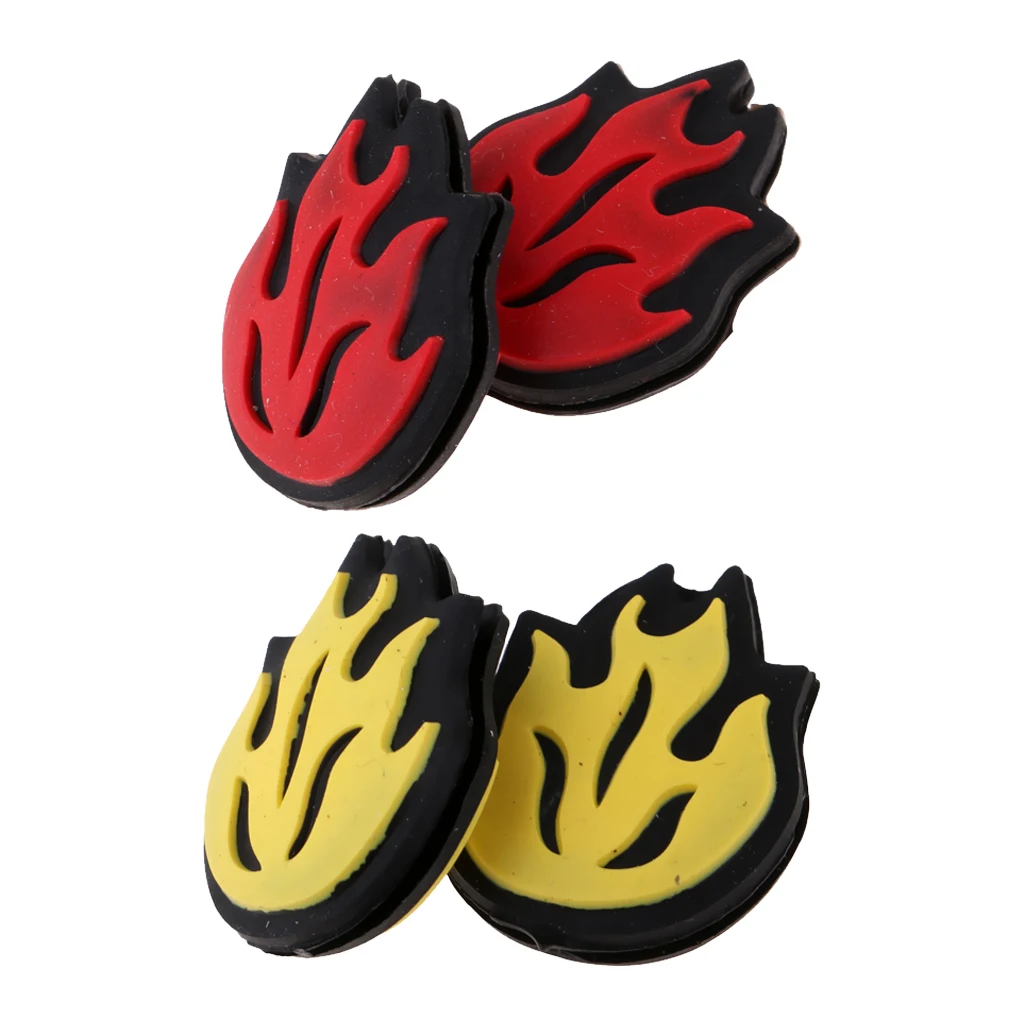 

Perfeclan 4pcs Silicone Tennis Racket Vibration Dampeners Reducer Shock Absorber Accessories