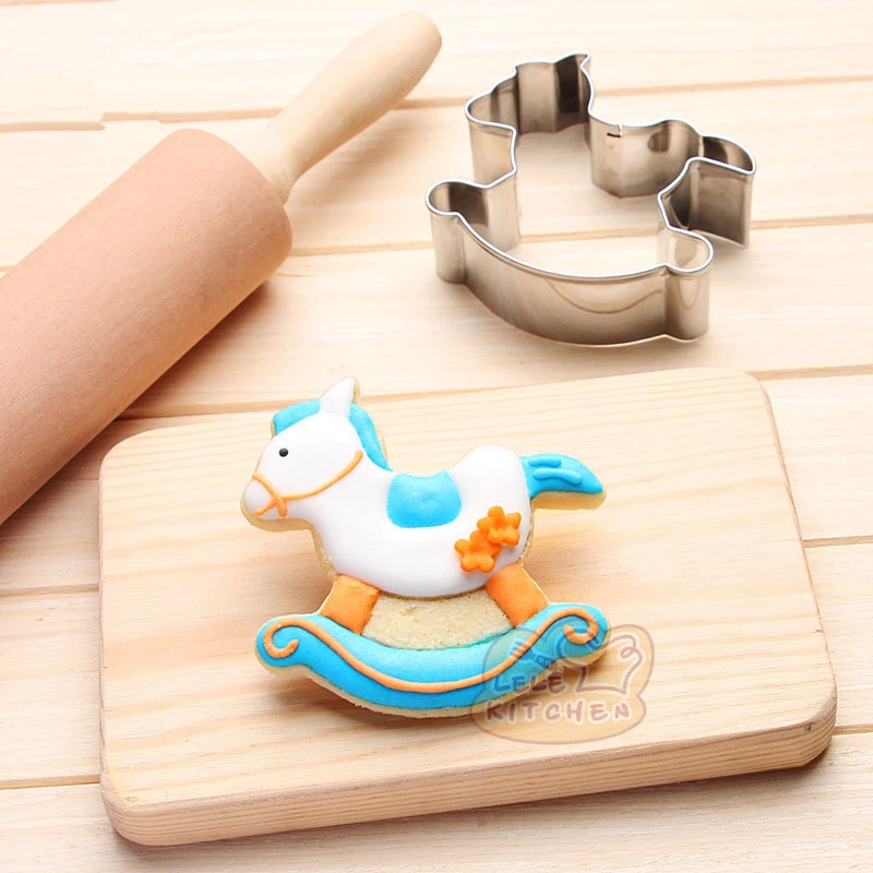 Child Trojan Horse Cookies Stencils Cookies Cutter Stainless Steel