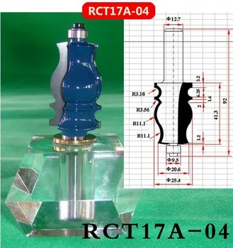 

Industry Quality Carbide Wood Working Line Shape Molding Router Cutter Bits V Groove ( RCT17A-04 )