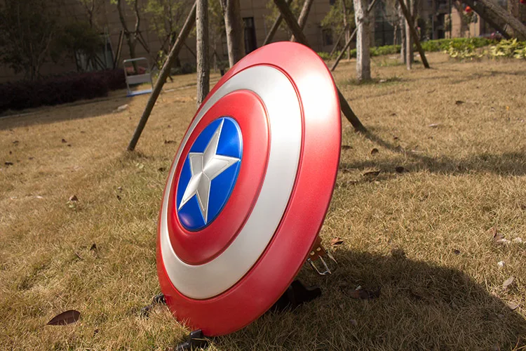 Капитан Америка Стив Роджерс классический красный Звездный щит 3 кг алюминиевый сплав диаметр = 60 см, коллекционные вещи, украшения