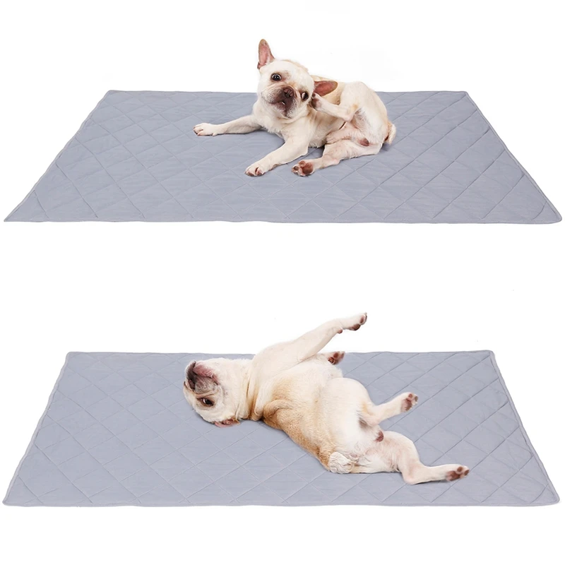 

For Cat Dogs Floor Mats Blanket Sleeping Bed Cushion Cold Pad 4 Size Pet Supplie 3D Print Summer Ice Silk Dog Cooling Mat