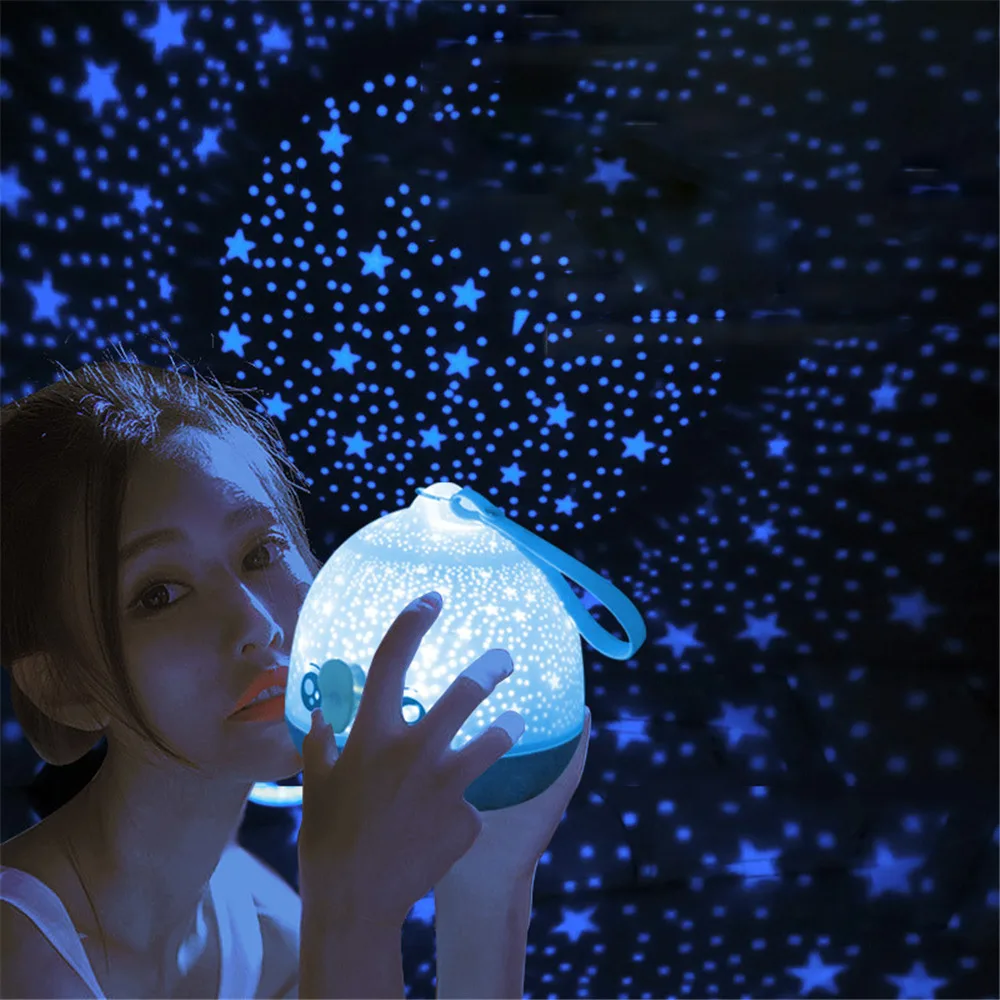 

Lucky Fish Starry Sky Projector Led Night Light Remote Control Rotating Led Bedroom Night Lamp Novelty Light For Children Baby