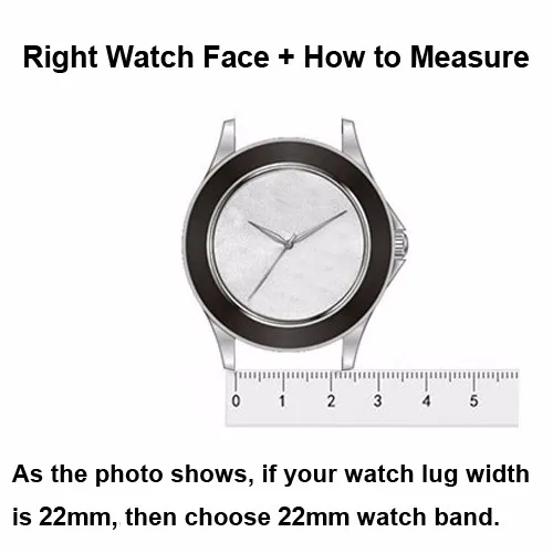 RIGHT WATCH FACE 22mm