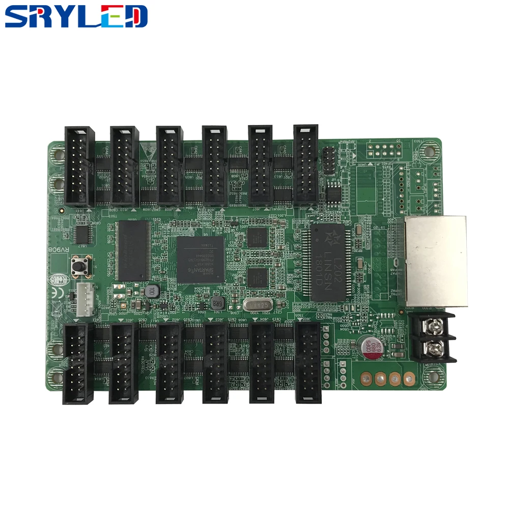 

Indoor and Outdoor Full Color LED Display Receiver Linsn Receiving Card RV908M32